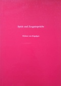 Cover: Spiele und Zeugnisspr&uuml;che - P&auml;dagogische Forschungsstelle beim Bund der Freien Waldorfschulen e. V.