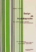 Cover: Design als Produktsprache - form