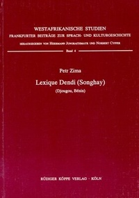 Enlarge image Cover: Lexique dendi (Songhay) - Köppe, R