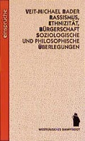 Cover: Rassismus, Ethnizit&auml;t, B&uuml;rgerschaft - Westf&auml;lisches Dampfboot