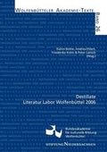Cover: Destillate - Bundesakademie f. kulturelle Bildung Wolfenb&uuml;ttel