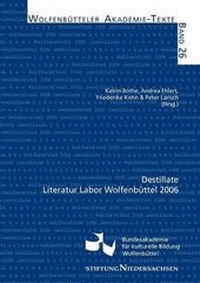 Enlarge image Cover: Destillate - Bundesakademie f. kulturelle Bildung Wolfenbüttel