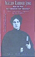 Cover: Fr&auml;ulein Rabbiner Jonas - Hentrich und Hentrich Verlag Berlin