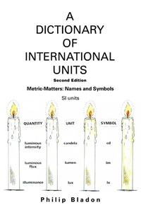 Abbildung von: A Dictionary of International Units - iUniverse