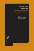 Cover: Ambiguity in the Rule of Law - Europa Law Publishing