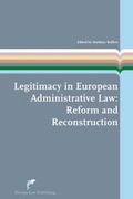 Cover: Legitimacy in European Administrative Law - Europa Law Publishing