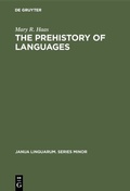 Cover: The Prehistory of Languages - De Gruyter Mouton