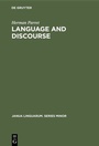 Cover: Language and Discourse - De Gruyter Mouton