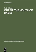 Bild: Out of the Mouth of Babes - De Gruyter Mouton