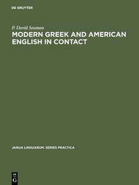 Abbildung von: Modern Greek and American English in Contact - De Gruyter Mouton