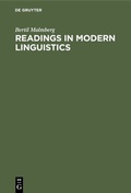 Cover: Readings in Modern Linguistics - De Gruyter Mouton