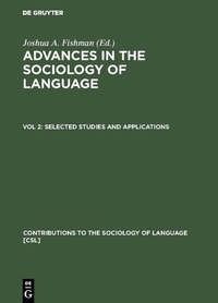 Abbildung von: Selected Studies and Applications - De Gruyter Mouton