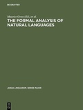 Cover: The Formal Analysis of Natural Languages - De Gruyter Mouton