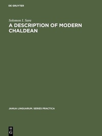 Enlarge image Cover: A Description of Modern Chaldean - De Gruyter Mouton