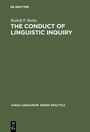 Cover: The Conduct of Linguistic Inquiry - De Gruyter Mouton