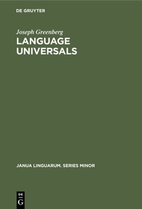 Abbildung von: Language Universals - De Gruyter Mouton
