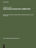 Cover: Ostjakische Volksdichtung und Erz&auml;hlungen aus zwei Dialekten - De Gruyter Mouton