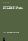 Cover: Linguistic Method - De Gruyter Mouton