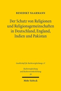 Abbildung von: Der Schutz von Religionen und Religionsgemeinschaften in Deutschland, England, Indien und Pakistan - Mohr Siebeck