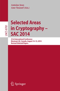 Abbildung von: Selected Areas in Cryptography -- SAC 2014 - Springer