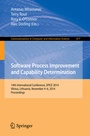 Cover: Software Process Improvement and Capability Determination - Springer