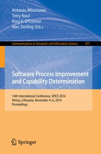 Enlarge image Cover: Software Process Improvement and Capability Determination - Springer