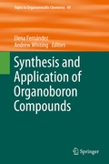 Cover: Synthesis and Application of Organoboron Compounds - Springer