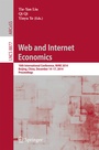 Cover: Web and Internet Economics - Springer