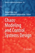 Cover: Chaos Modeling and Control Systems Design - Springer