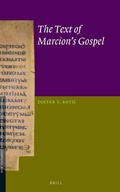 Cover: The Text of Marcion's Gospel - Brill
