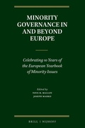 Cover: Minority Governance in and beyond Europe - Martinus Nijhoff