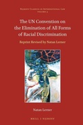 Cover: The UN Convention on the Elimination of All Forms of Racial Discrimination - Martinus Nijhoff