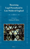 Cover: Theorizing Legal Personhood in Late Medieval England - Brill