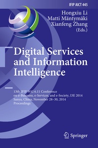 Abbildung von: Digital Services and Information Intelligence - Springer