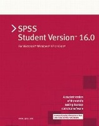 Enlarge image Cover: SPSS 16.0 Student Version for Windows - Pearson