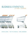 Cover: Business Statistics - Pearson