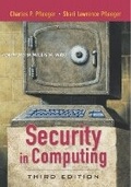 Cover: Security in Computing - Prentice Hall