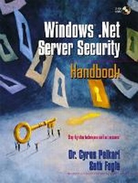 Enlarge image Cover: Windows .NET Server Security Handbook - Prentice Hall