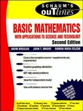 Cover: Schaum's Outline of Basic Mathematics with Applications to Science and Technology - McGraw-Hill Professional