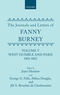Cover: The Journals and Letters of Fanny Burney (Madame d'Arblay): Volume V: West Humble and Paris, 1801-1803 - Clarendon Press