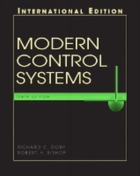 Enlarge image Cover: Modern Control Systems - Pearson