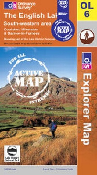 Abbildung von: The English Lakes - South Western Area - Ordnance Survey