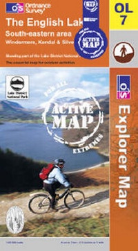 Abbildung von: The English Lakes - South Eastern Area - Ordnance Survey