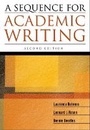 Cover: A Sequence for Academic Writing - Pearson