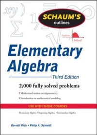 Abbildung von: Schaum's Outline of Elementary Algebra - McGraw-Hill Professional