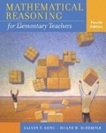 Cover: Mathematical Reasoning for Elementary Teachers - Pearson