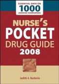 Cover: Nurse's Pocket Drug Guide 2008 - McGraw-Hill Medical