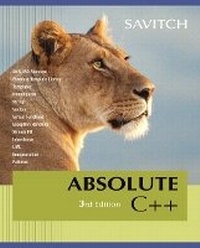 Enlarge image Cover: Absolute C++ - Pearson