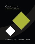 Cover: Calculus and Its Applications - Pearson