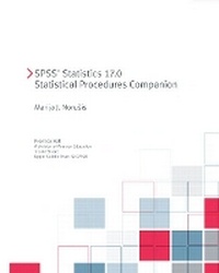Enlarge image Cover: SPSS 17.0 Statistical Procedures Companion - Pearson